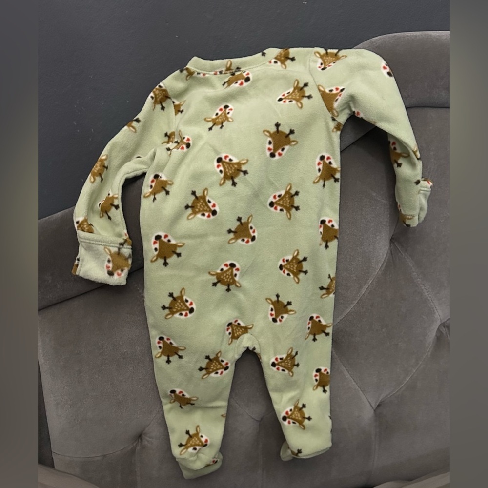 NWT Old Navy Unisex Printed 2-Way-Zip Sleep & Play Footed One-Piece - Picture 6 of 7